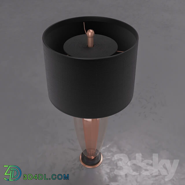 Table lamp - Petite Concave Rose Gold