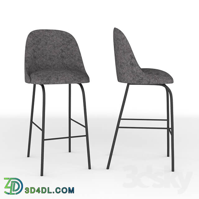 Chair - Aleta bar stool by Viccarbe _ Bar stool Aleta