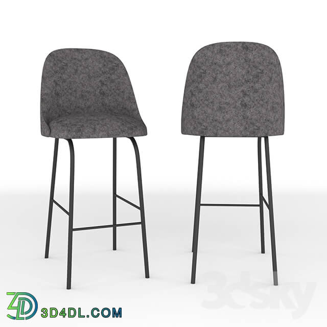 Chair - Aleta bar stool by Viccarbe _ Bar stool Aleta