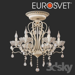Ceiling light - OM Chandelier with crystal Eurosvet 12205_6 Etna 