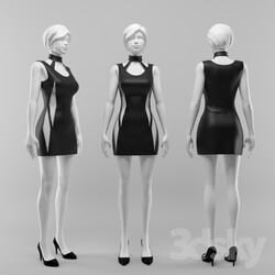 Clothes and shoes - female mannequin 03 
