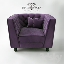 Arm chair - Diamond Chair Bellini Button _ Diamond Sofa 