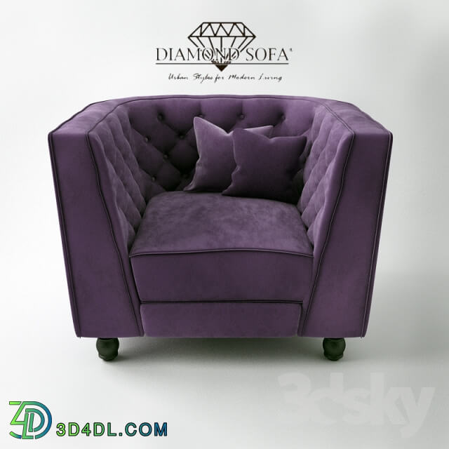 Arm chair - Diamond Chair Bellini Button _ Diamond Sofa