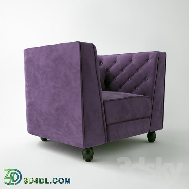 Arm chair - Diamond Chair Bellini Button _ Diamond Sofa