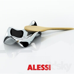 Other kitchen accessories - Alessi BLIP Utensil and Spoon Rest Holder 