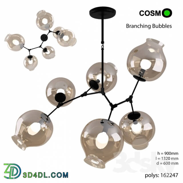 Ceiling light - Hanging lamp Branching Bubbles