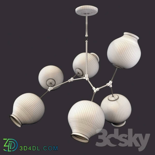 Ceiling light - Hanging lamp Branching Bubbles