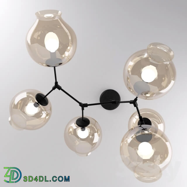 Ceiling light - Hanging lamp Branching Bubbles