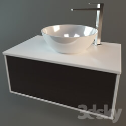 Bathroom furniture - Rifra K-one 80 and Tap Tres Slim 