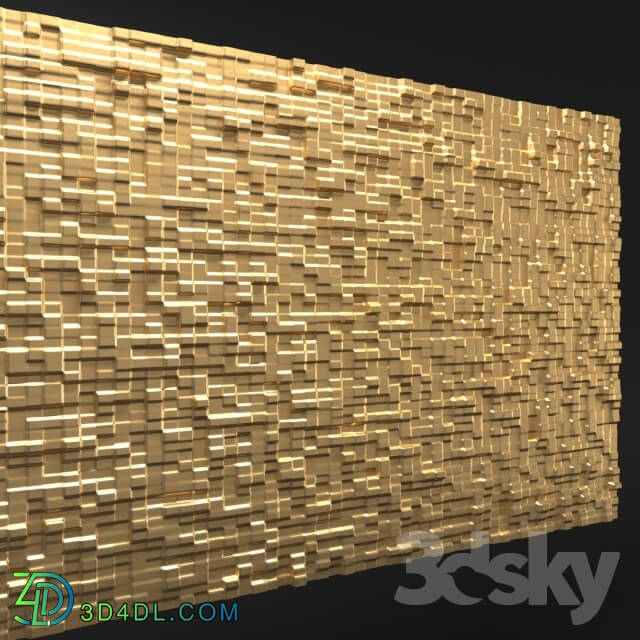 Other decorative objects - 3D panel pixel