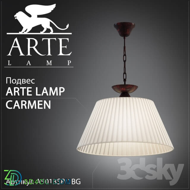 Ceiling light - Arte Lamp Carmen A5013SP-1BG