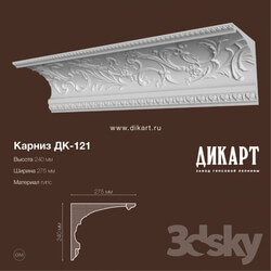 Decorative plaster - DK-121.H240x275mm 