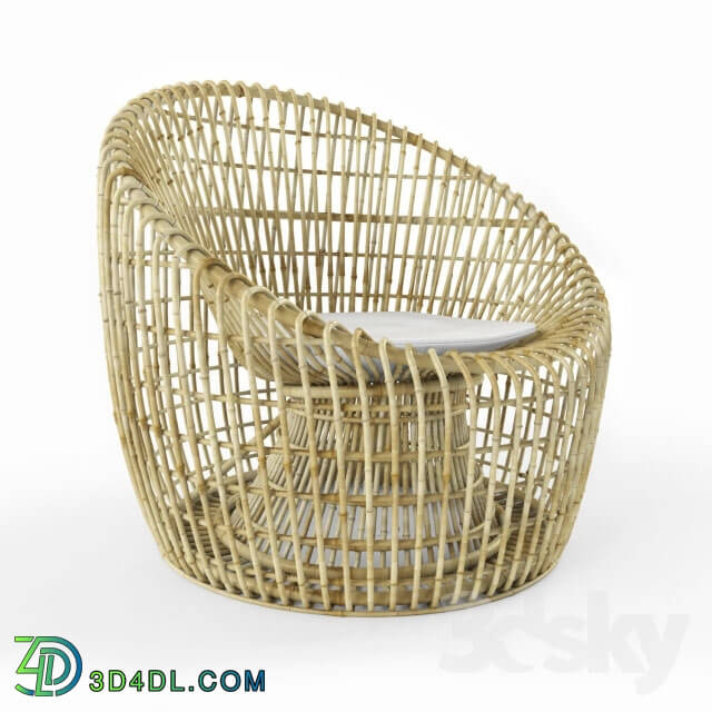 Arm chair - Rattan lounge chair