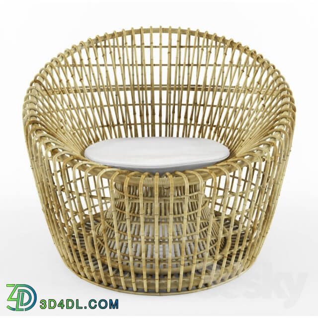 Arm chair - Rattan lounge chair