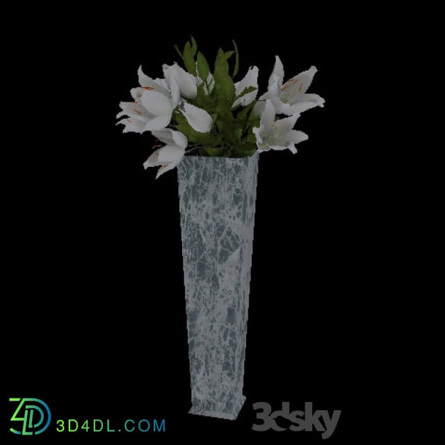 Plant - Vase with lilies