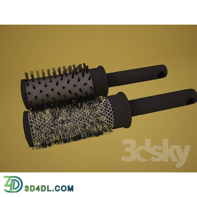 Beauty salon - a hairbrush