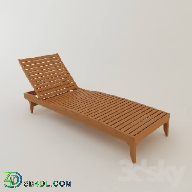 Other - wooden chaise longue