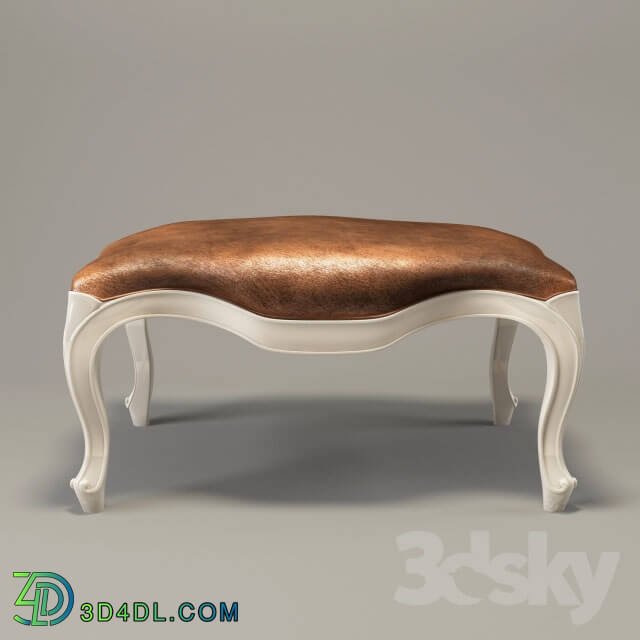 Other soft seating - Ottoman Louis XV