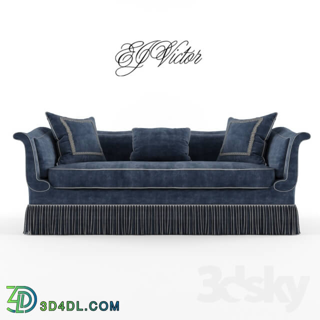 Sofa - EJ Victor 2204-82 Julia Gray Belle Epoch Sofa