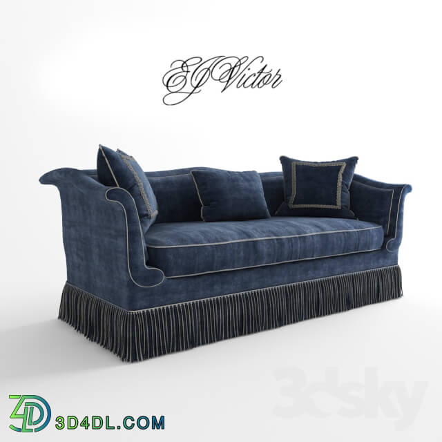 Sofa - EJ Victor 2204-82 Julia Gray Belle Epoch Sofa