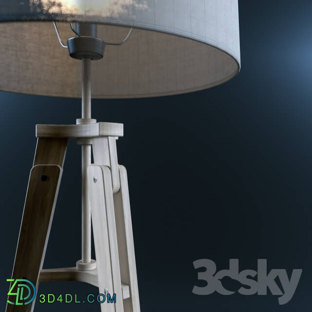 Floor lamp - Floor lamp_WOOD TELESCOPE