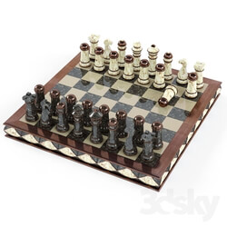 Other decorative objects - Decorative Chess by Astoria Grand 