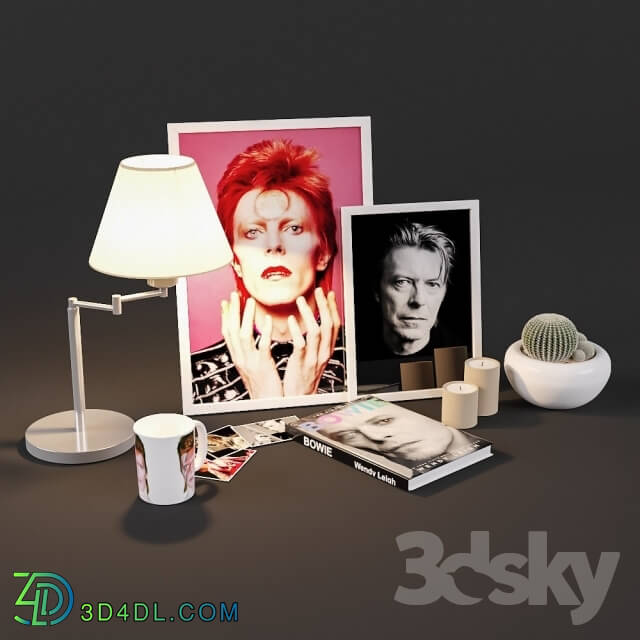 Decorative set - David Bowie fan set