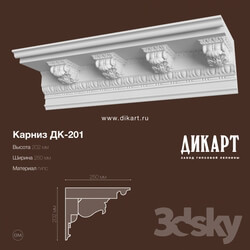Decorative plaster - DK-201_202h250mm 