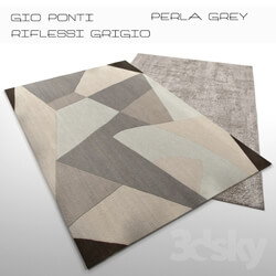 Carpets - Carpet GIO PONTI RIFLESSI GRIGIO _ PERLA GREY 