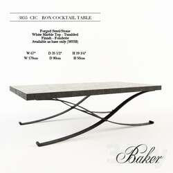 Table - Baker  Cic Ron coctail table 
