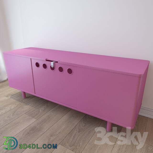 Sideboard _ Chest of drawer - Mostorp IKEA TV Stand and shelf wall