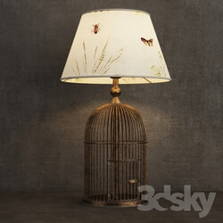 Table lamp - GRAMERCY HOME - METAL BIRDCAGE TABLE LAMP 1-015902 