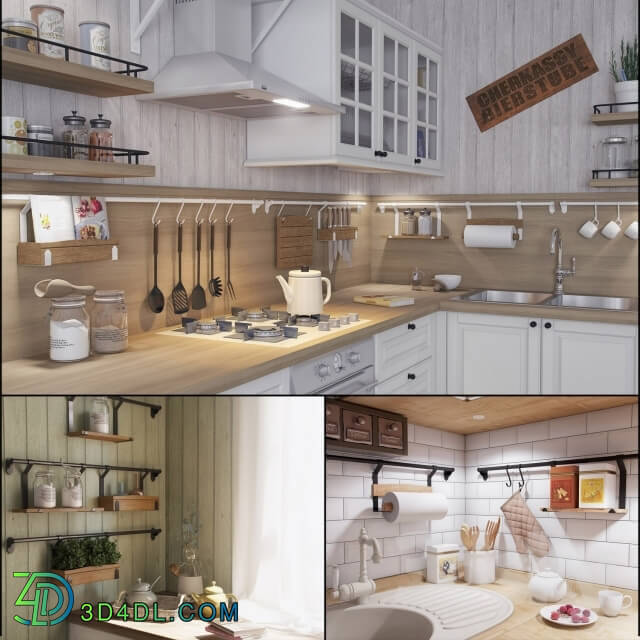 Other kitchen accessories - Reylingovaya system listvig COUNTRY