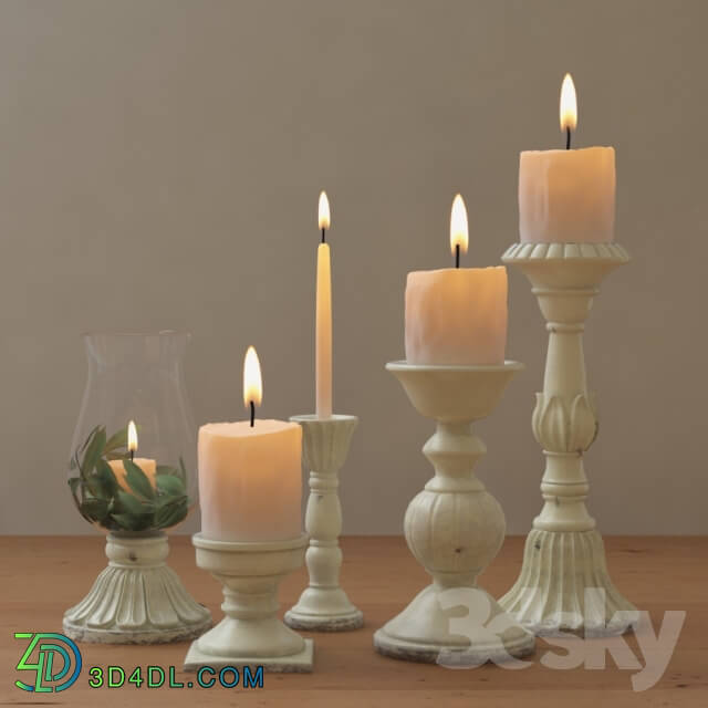 Other decorative objects - LEAH CANDLE HOLDERS