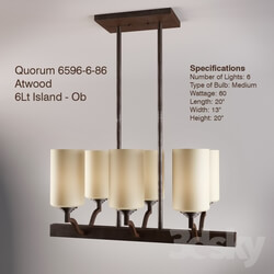 Ceiling light - Quorum Atwood Island 