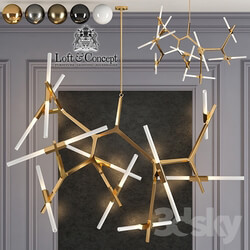 Ceiling light - Chandelier Roll and Hill Agnes Chandelier 20 