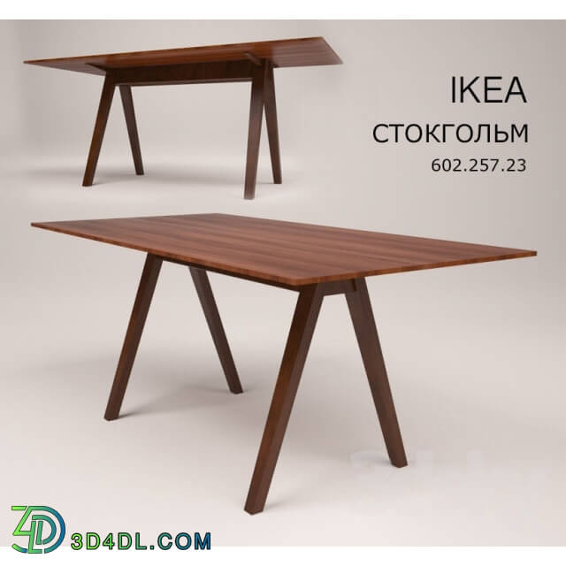 Table - Table_ walnut veneer IKEA STOCKHOLM