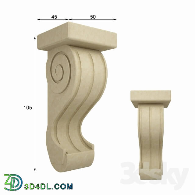 Decorative plaster - Bracket