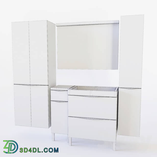 Bathroom furniture - Set of furniture Verona Urban