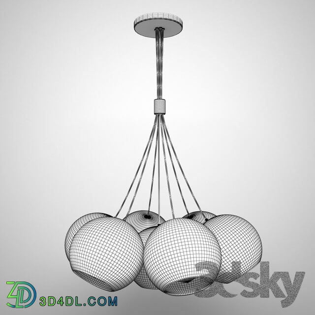 Ceiling light - Chandelier Baruss BS101 _ 7H