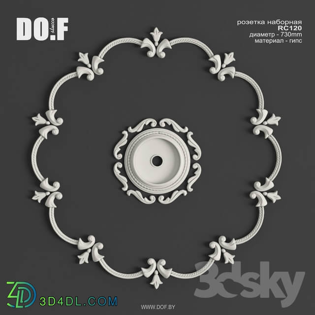 Decorative plaster - RC120_D730_DOF