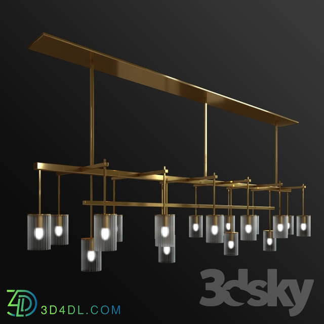 Ceiling light - Gold chandelier