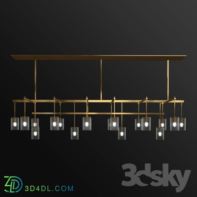 Ceiling light - Gold chandelier