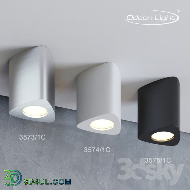 Spot light - Ceiling surface lighting fixture ODEON LIGHT 3573 _ 1C_ 3574 _ 1C_ 3575 _ 1C AQUANA