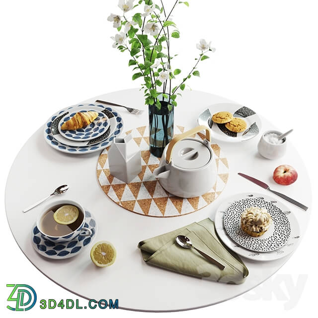 Tableware - Set of dishes in Scandinavian style