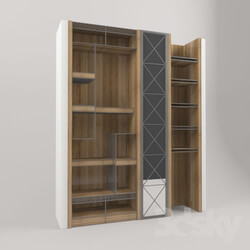 Wardrobe _ Display cabinets - iron wood Display cabinets 