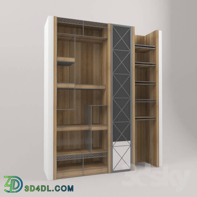 Wardrobe _ Display cabinets - iron wood Display cabinets