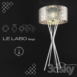 Floor lamp - Lampadaire Miss Bubble XXL by Le Labo Design 