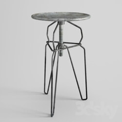 Chair - metal stool 