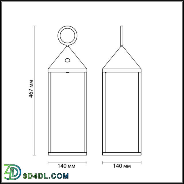 Street lighting - Outdoor portable lamp ODEON LIGHT 4604 _ 2TL_ 4606 _ 2TL YORK